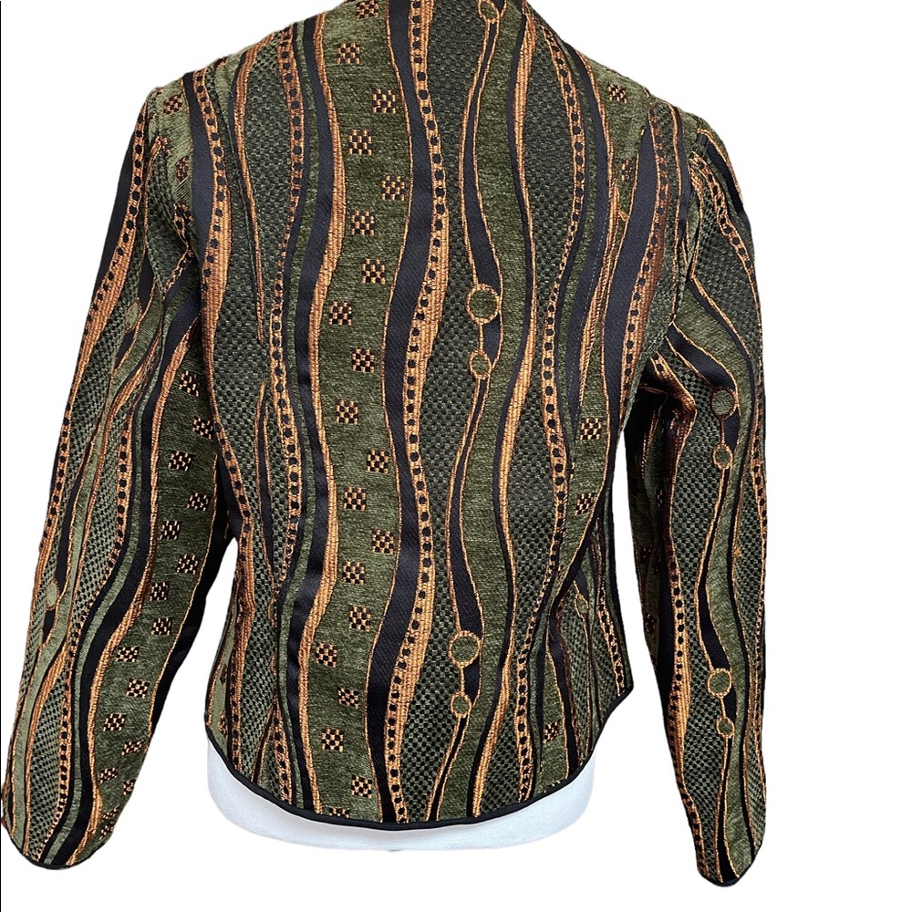 Women’s Reversible Patterned Light Jacket, Size M… - image 5